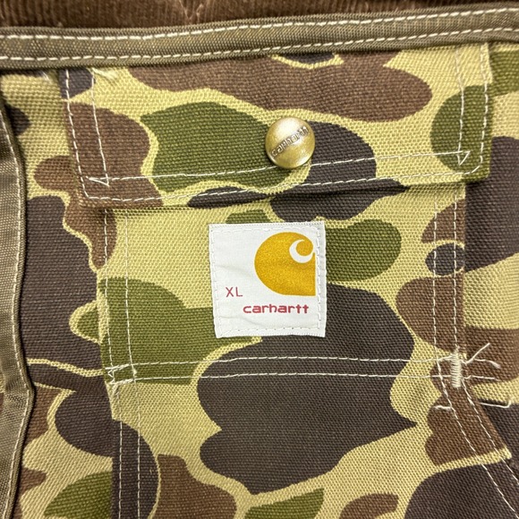 Vintage Carhartt Hunting‎ Vest Mens XL VU103 CMO Camo EUC - Picture 11 of 12